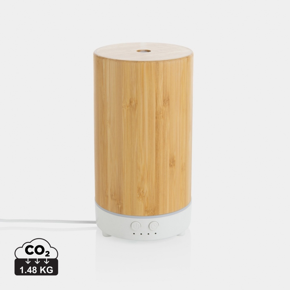 Logotrade promotional merchandise photo of: RCS recycled plastic and bamboo aroma diffuser
