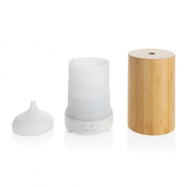 Logo trade promotional merchandise image of: RCS recycled plastic and bamboo aroma diffuser