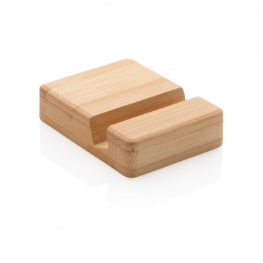 Logo trade promotional giveaways image of: Bamboo phone stand XD