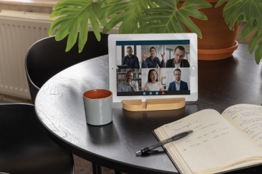 Logotrade promotional item image of: Bamboo tablet and phone holder