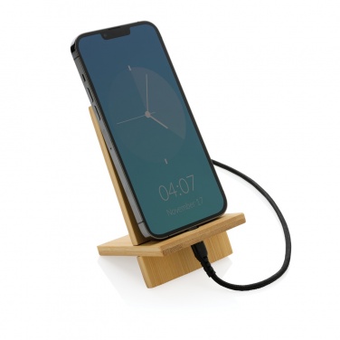 Logotrade promotional gift picture of: Bamboo phone stand in kraft box