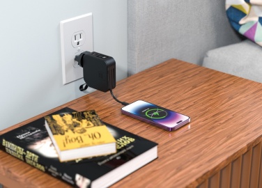 Logotrade promotional gift image of: Urban Vitamin Saratoga 5 in 1 universal charger