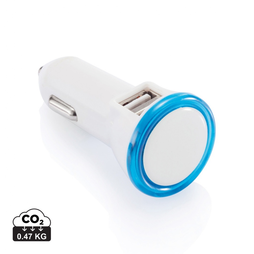 Logotrade promotional gift picture of: Powerful dual port car charger