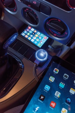 Logo trade advertising products image of: Powerful dual port car charger