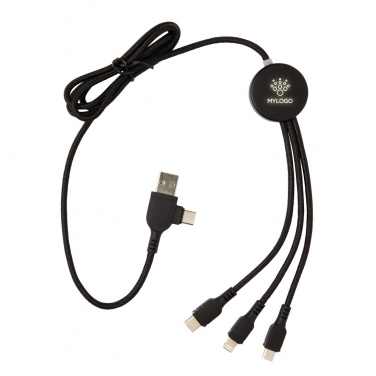 Logo trade promotional products picture of: Light up logo 6-in-1 cable