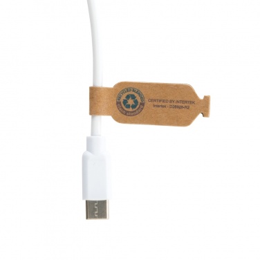 Logo trade promotional giveaways image of: RCS recycled plastic Ontario 6-in-1 cable