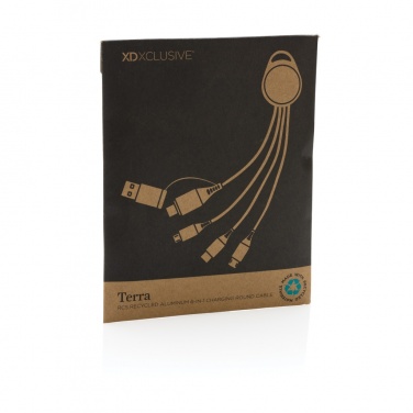 Logotrade promotional giveaway picture of: Terra RCS recycled aluminium 6-in-1 charging cable