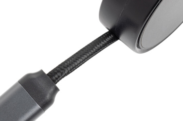 Logo trade promotional products picture of: Terra RCS recycled aluminium retractable 6 in 1 cable