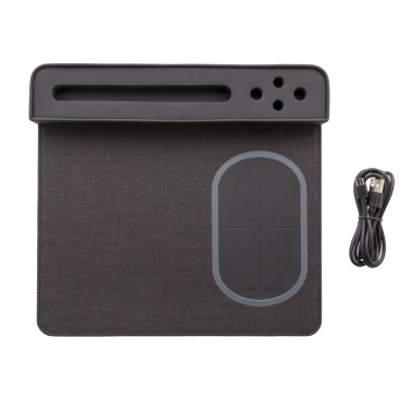 Logo trade corporate gift photo of: Air mousepad with 5W wireless charging and USB