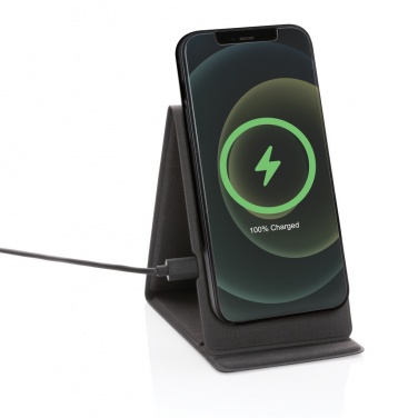 Logotrade promotional products photo of: Artic Magnetic 10W wireless charging phone stand