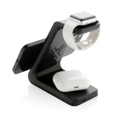 Logotrade promotional gift image of: Urban Vitamin Fairfield 3 in1 RCS rplastic charger