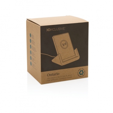 Logo trade promotional products picture of: Ontario  RCS recycled plastic 10W stand