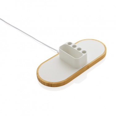 Logo trade promotional merchandise image of: Ontario RCS rplastic 10W dual wireless