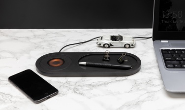 Logo trade advertising product photo of: Encore 10W wireless charging valet tray