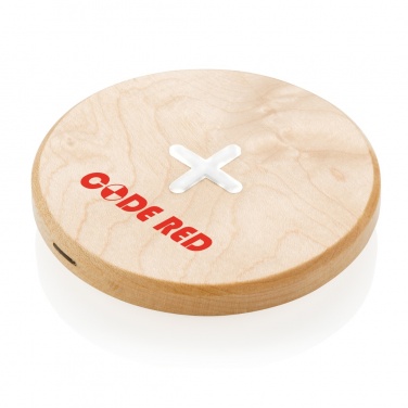 Logotrade corporate gift image of: 5W wood wireless charger