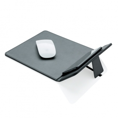 Logo trade promotional giveaways image of: Mousepad with 5W wireless charging