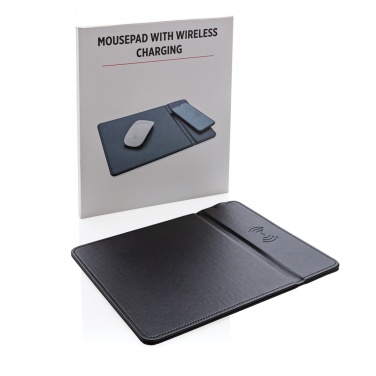 Logotrade promotional product picture of: Mousepad with 5W wireless charging