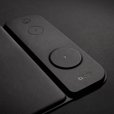 Logotrade corporate gift image of: Swiss peak RCS recycled PU 15W 3 in 1 charging mousepad