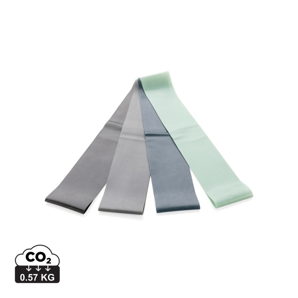 Logotrade promotional products photo of: 4pc elastic fitness bands in pouch