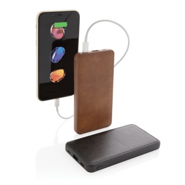 Logotrade promotional merchandise photo of: Tusca 10.000 mAh PU powerbank