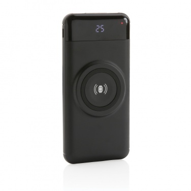 Logo trade business gift photo of: 10.000 mah wireless powerbank with watch charger