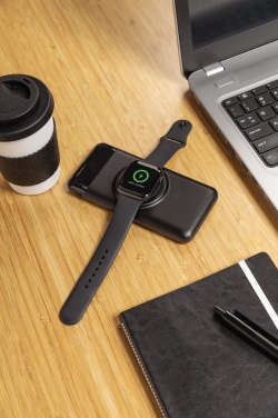 Logotrade promotional merchandise image of: 10.000 mah wireless powerbank with watch charger