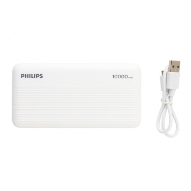 Logotrade promotional gift picture of: Philips 10.000 mAh slim powerbank