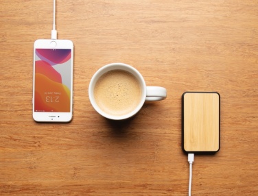 Logo trade advertising products image of: RCS recycled plastic 5.000 mAh Powerbank