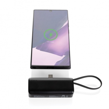 Logo trade business gift photo of: Powerlink RCS rplastic 3000 mah powerbank USB C connector