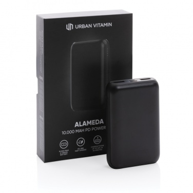 Logotrade promotional merchandise image of: Urban Vitamin Alameda 10.000 mAh 18W PD powerbank