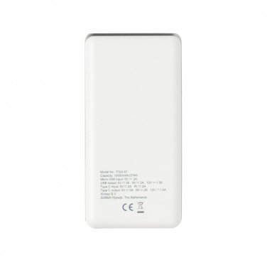 Logotrade promotional giveaway image of: Ultra fast 10.000 mAh powerbank with PD