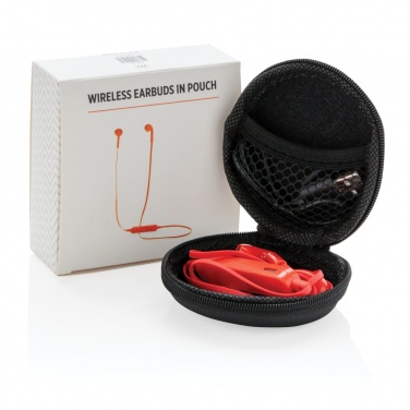 Logotrade corporate gift image of: Wireless earbuds in pouch