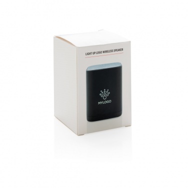 Logotrade promotional product image of: Light up logo wireless speaker