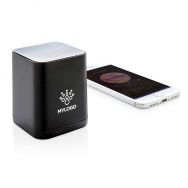 Logo trade business gift photo of: Light up logo wireless speaker