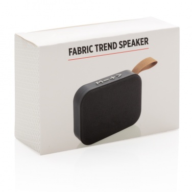 Logo trade promotional gifts image of: Fabric trend speaker