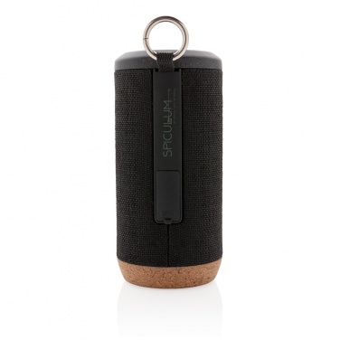 Logo trade corporate gifts picture of: Baia 10W wireless speaker, cork