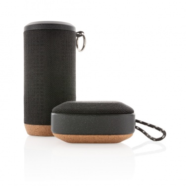 Logo trade advertising products picture of: Baia 10W wireless speaker, cork