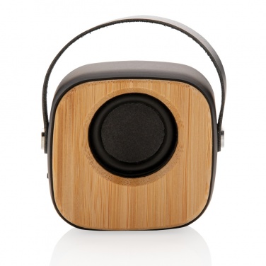Logo trade promotional gifts image of: Bamboo 3W Wireless Fashion Speaker