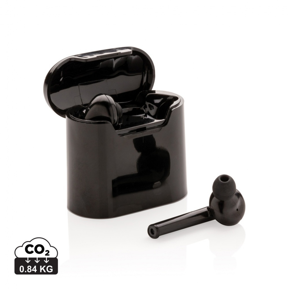 Logo trade corporate gifts picture of: Liberty wireless earbuds in charging case
