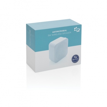 Logo trade promotional gift photo of: 3W antimicrobial wireless speaker