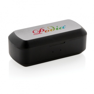 Logo trade promotional product photo of: Free Flow TWS earbuds in charging case
