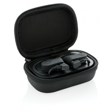 Logo trade advertising product photo of: TWS sport earbuds in charging case