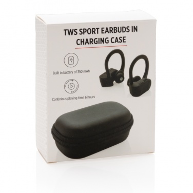 Logotrade advertising product image of: TWS sport earbuds in charging case