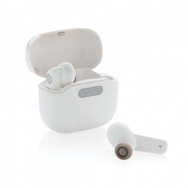Logo trade promotional merchandise image of: TWS earbuds in UV-C sterilising charging case