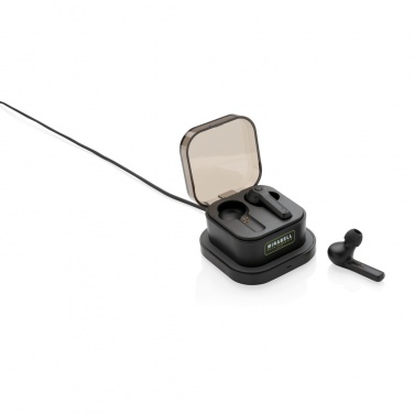 Logotrade advertising product picture of: TWS earbuds in wireless charging case