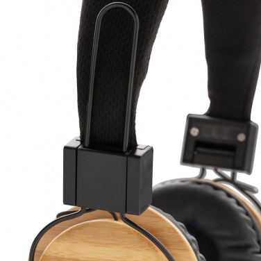Logotrade advertising product picture of: Bamboo wireless headphone