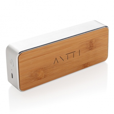 Logotrade promotional items photo of: Nevada Bamboo 3W wireless speaker