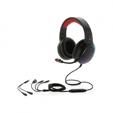 Logo trade advertising product photo of: RGB gaming headset