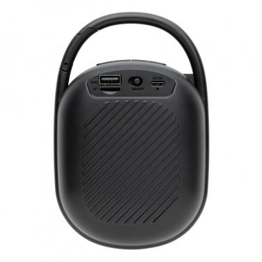 Logo trade corporate gift photo of: RCS recycled plastic Lightboom 5W Clip speaker