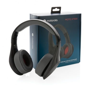 Logo trade promotional gifts image of: Motorola MOTO XT500 wireless over ear headphone